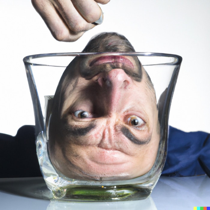DALL·E 2022-11-04 12.32.20 – drunk man in the glass