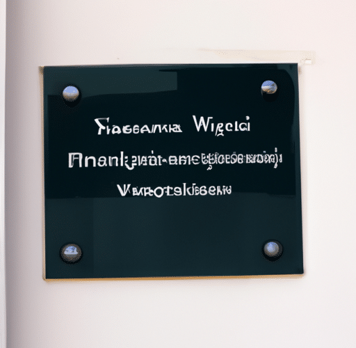 Jakie są zalety zamontowania tabliczki informacyjnej na drzwi w Warszawie?