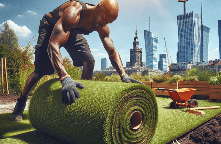 Trawa z rolki w Warszawie: Jak efektywnie zakładać i pielęgnować zielony dywan w mieście?