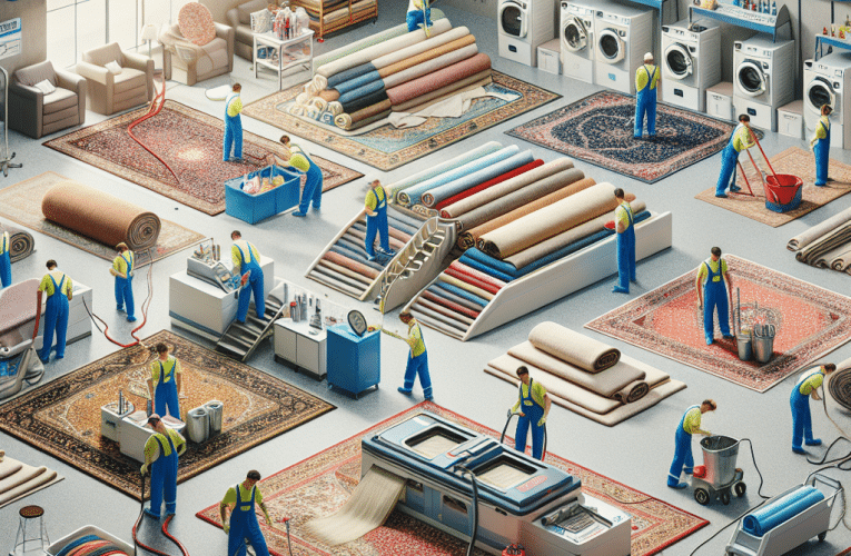 Pralnia dywanów – krok po kroku jak skutecznie czyścić dywany w domu