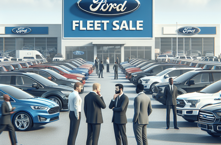 Sprzedaż flotowa Ford – jak wybrać najlepsze rozwiązania dla Twojej firmy?