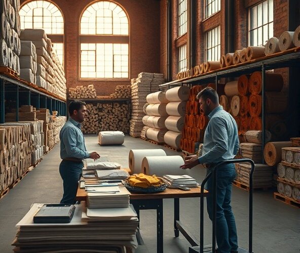 Jak negocjować cenę rolek tkaniny 100 m w hurtowni tkanin w Łodzi?