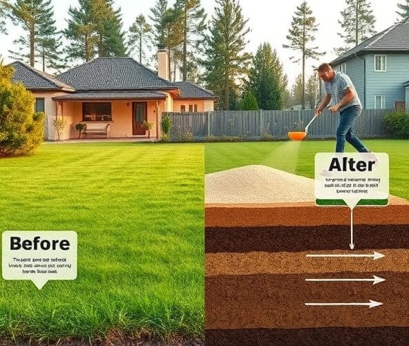 Jak ocenić, czy piaskowanie trawników w Milanówku poprawi drenaż?