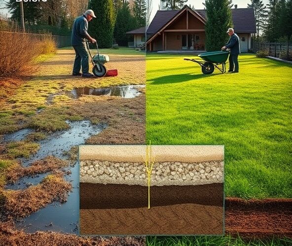 Czy piaskowanie trawników w Milanówku poprawi drenaż na glebie?