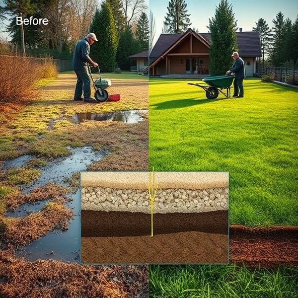 piaskowanie trawników milanówek