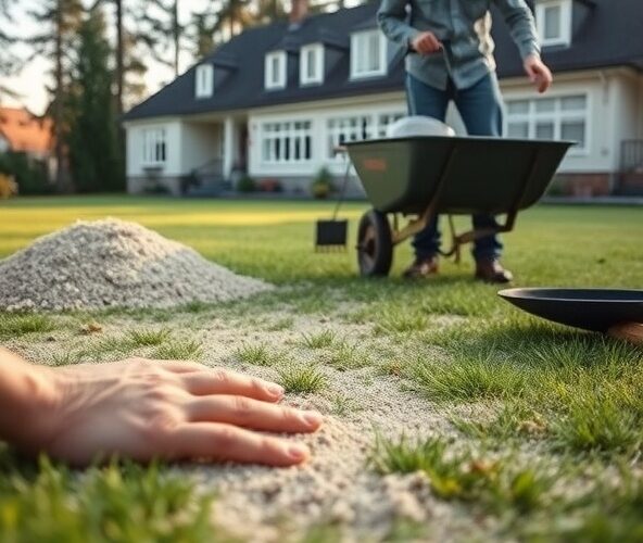 Jak oszczędnie wykonać piaskowanie trawników w Milanówku?