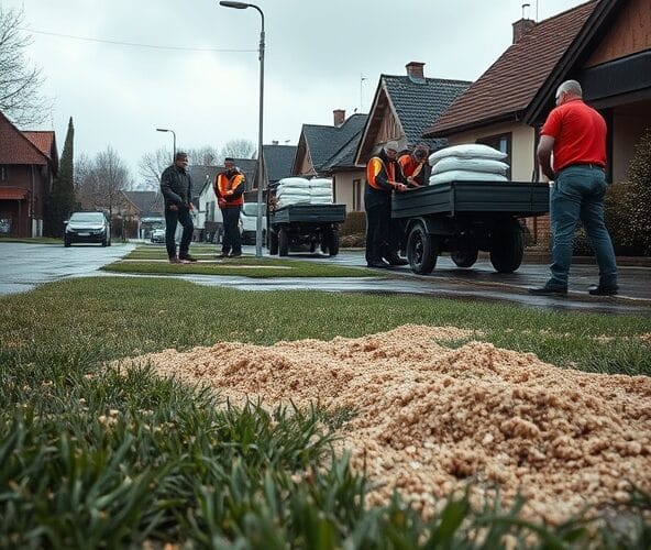 Piaskowanie trawników w Milanówku po ulewach: samemu czy zlecić?
