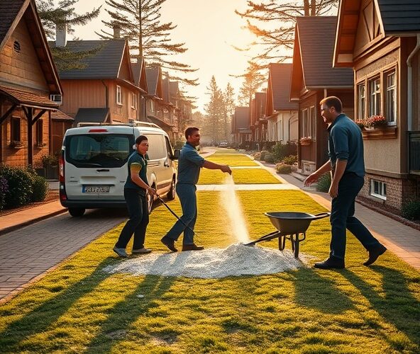 Gdzie tanio zlecić piaskowanie trawników w Milanówku w 48 h?