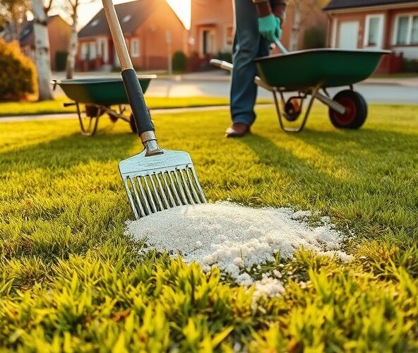 Kiedy zrobić piaskowanie trawników w Milanówku, by zagęścić darń?