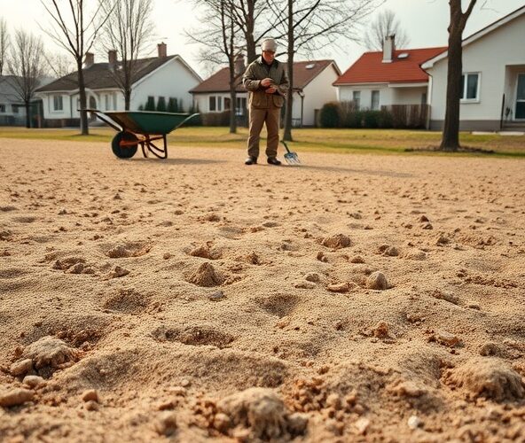 Czy piaskowanie trawników w Milanówku na glinie po zimie się opłaca?