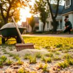 Kiedy najlepiej wykonać piaskowanie trawników w Milanówku po dosiewie? piaskowanie trawników milanówek