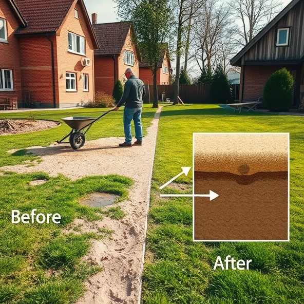 piaskowanie trawników milanówek