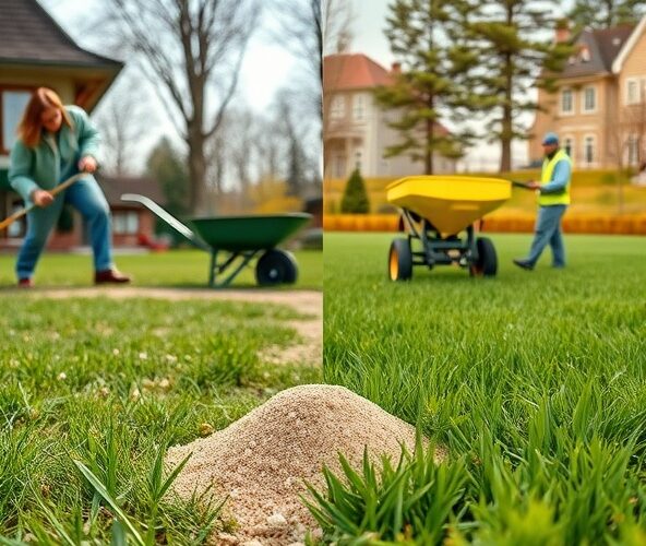 Piaskowanie trawników w Milanówku: samemu czy zlecić przed siewem?