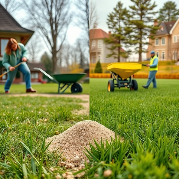 piaskowanie trawników milanówek