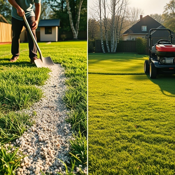 piaskowanie trawników milanówek