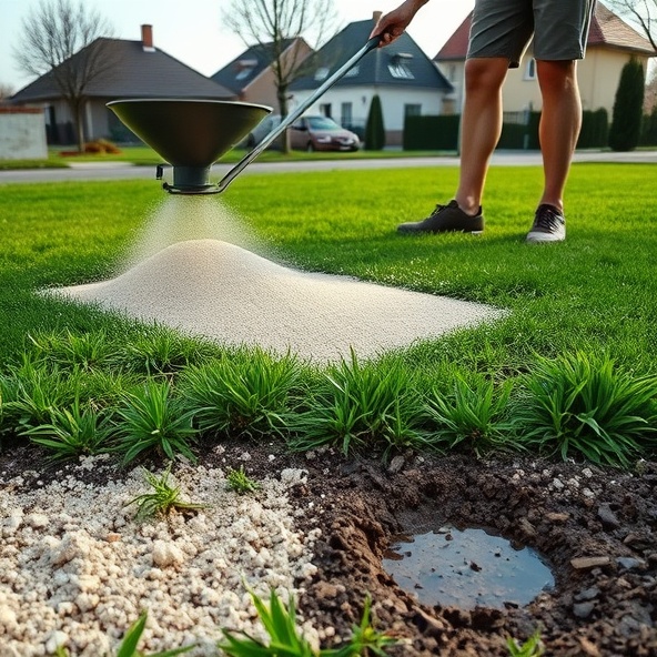 piaskowanie trawników milanówek