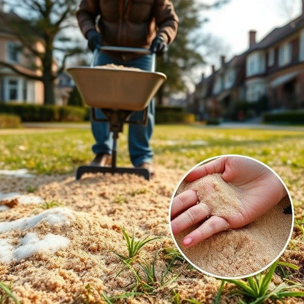 piaskowanie trawników milanówek