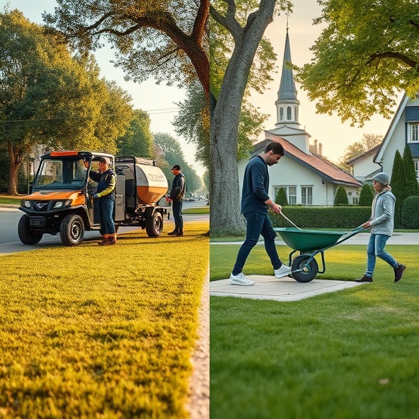 piaskowanie trawników milanówek