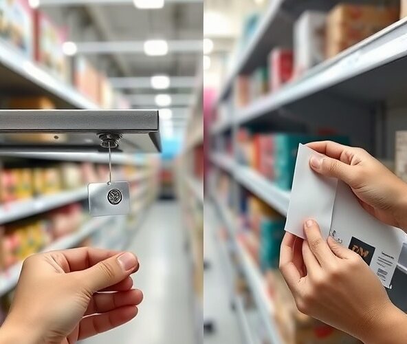 Uchwyt magnetyczny czy taśma 3M do półek sklepowych bez wiercenia?