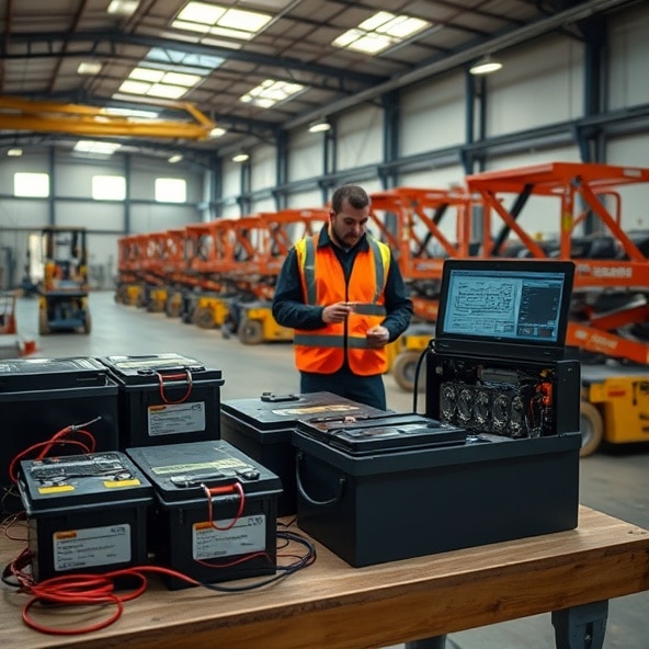 akumulatory do podnośników nożycowych