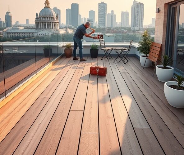 Deski kompozytowe w Warszawie na taras 20m² — jak wybrać tanio?