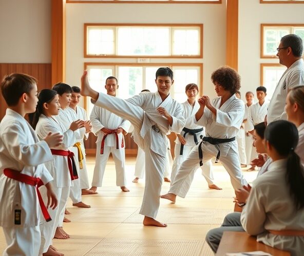 Jak trening próbny karate kyokushinkai przekona rodziców?