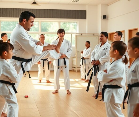 Jak trening próbny karate kyokushinkai przekona rodziców?