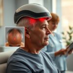 laserowy kask na porost włosów