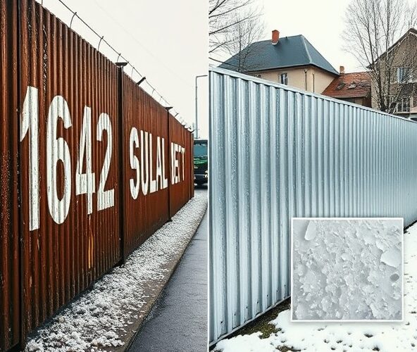 Czy ocynk ogniowy ochroni ogrodzenia panelowe w Piasecznie przed solą?