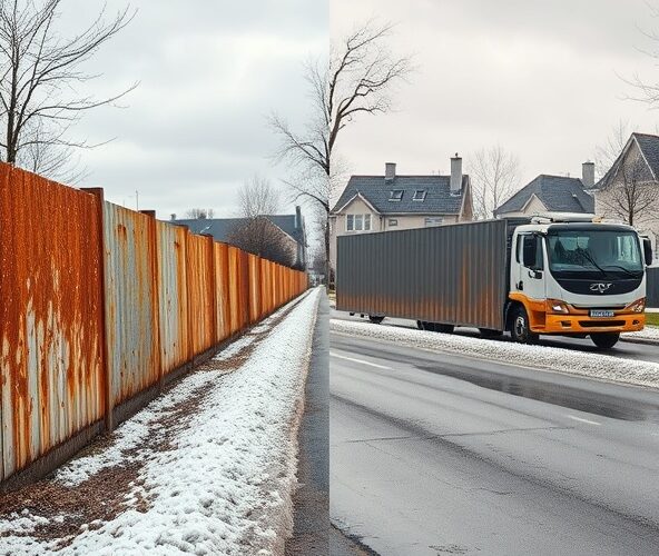 Czy ocynk ogniowy ochroni ogrodzenia panelowe w Piasecznie przed solą?