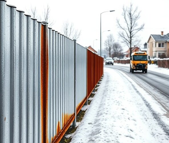 Czy ocynk ogniowy ochroni ogrodzenia panelowe w Piasecznie przed solą?