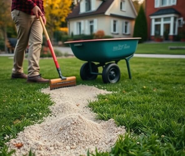 Kiedy najlepiej wykonać piaskowanie trawników w Milanówku?