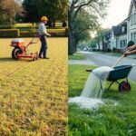 Czy piaskowanie trawników w Milanówku po wertykulacji ma sens? piaskowanie trawników milanówek