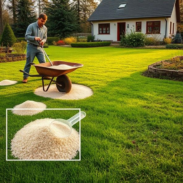 piaskowanie trawników milanówek