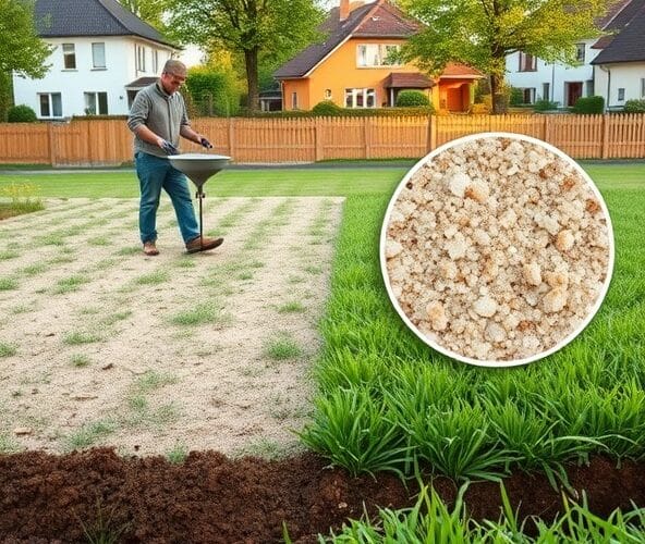 Kiedy piaskowanie trawników w Milanówku da gęstszą darń na glinie?