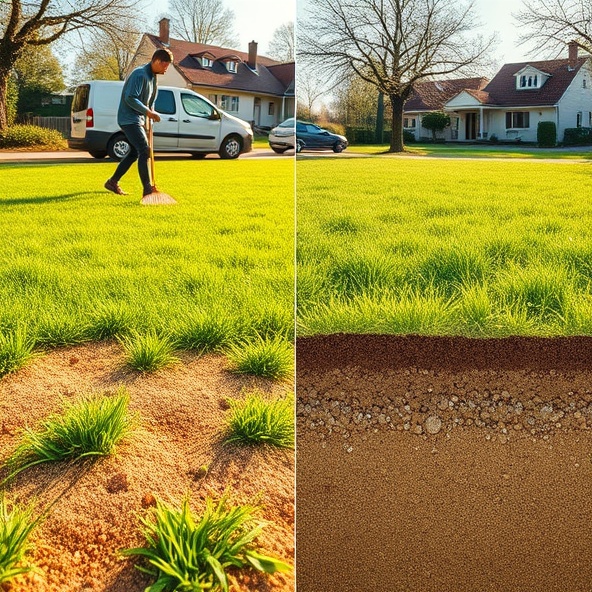 piaskowanie trawników milanówek