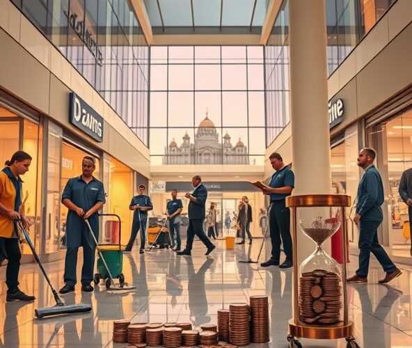 Ryczałt czy godziny w sprzątaniu centrów handlowych w Warszawie?