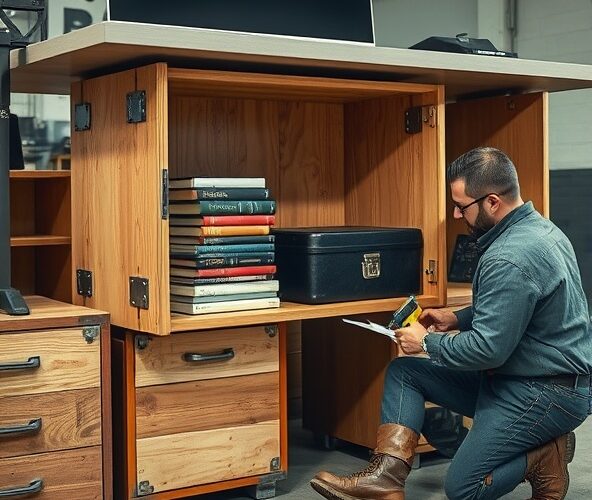 Które szafki pod biurko używane wytrzymają 30 kg na półce?