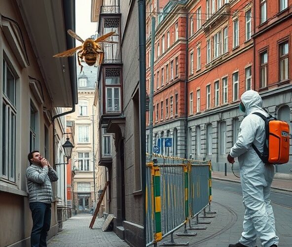 Czy samodzielne usuwanie gniazd szerszeni na Pradze Północ zmniejsza ryzyko użądleń?