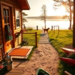 Jak znaleźć domek na wakacje nad jeziorem przyjazny dla psów? wakacje nad jeziorem