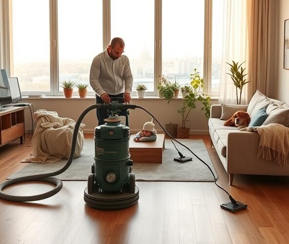 Czy przy bezpyłowym cyklinowaniu podłogi w Warszawie można mieszkać?