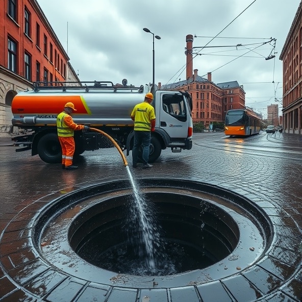 hydrodynamiczne czyszczenie kanalizacji łódź