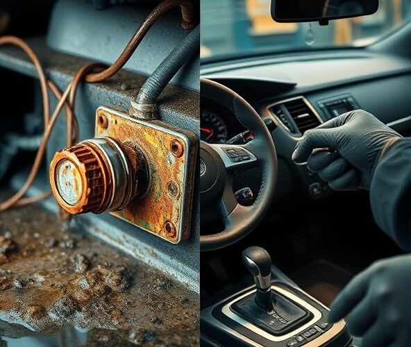 Czy naprawa stacyjki samochodowej z immobilizerem po zalaniu się opłaca?