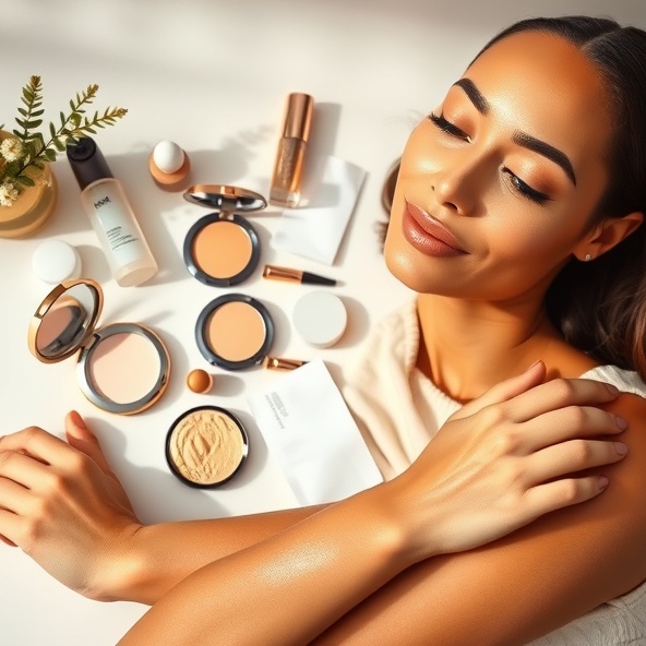 rozświetlenie twarzy kosmetyki