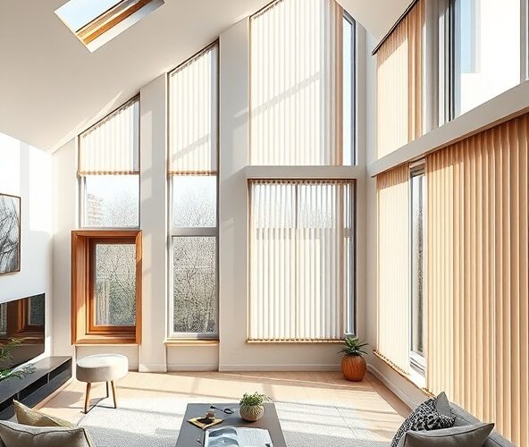 Jak dobrać verticale marki do nietypowych przeszkleń w mieszkaniu?