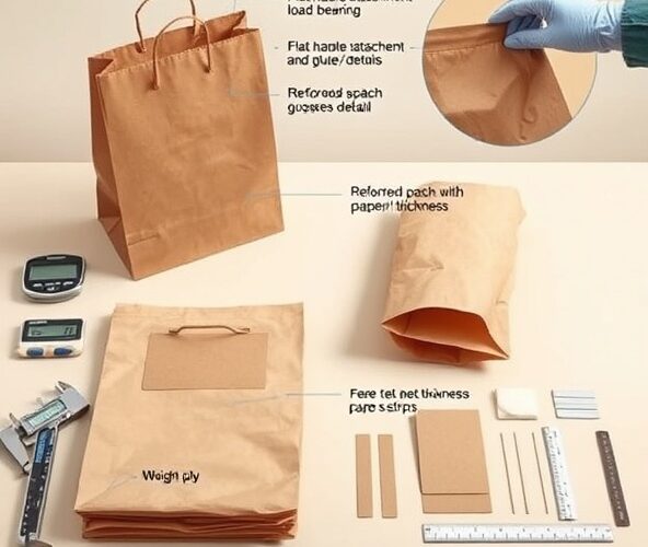Jak ocenić jakość toreb papierowych brązowych z uchwytem płaskim?