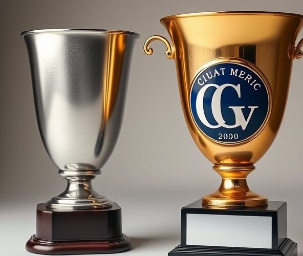 Co lepiej podkreśli logo na trofeum golfowym grawer czy emalia?