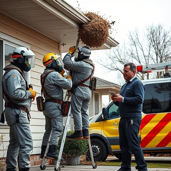 usuwanie gniazd szerszeni